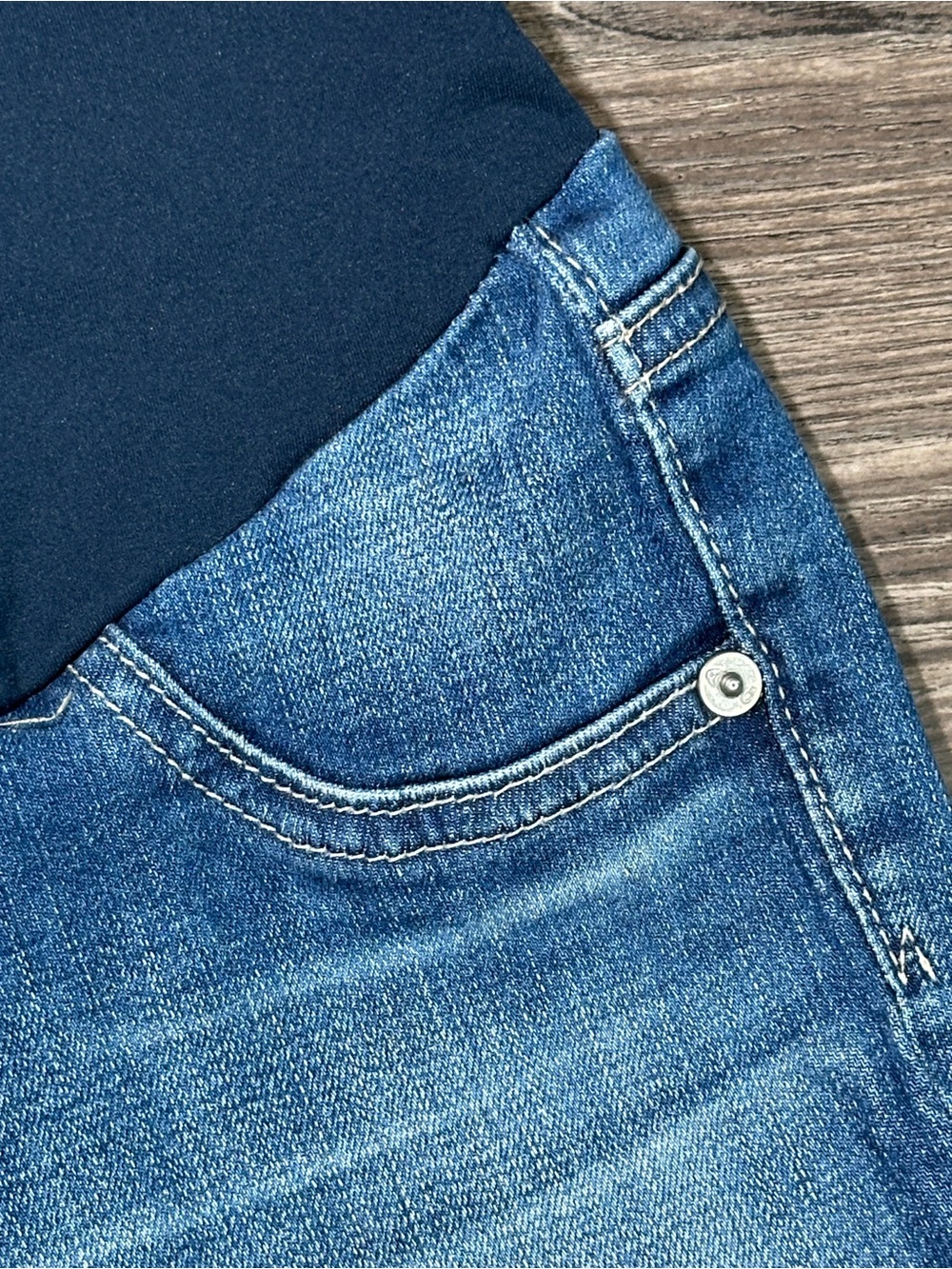ADRIANO GOLDSCHMIED Secret Belly Panel Maternity Skinny Jeans 25 - Picture 4 of 14